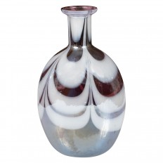 Iridescent Murano glass vase